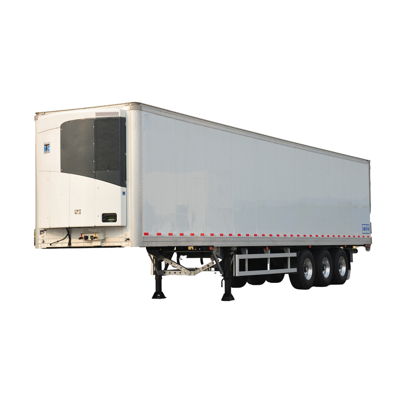 12 Wielen 6 Assen Reefer Droog Van Aanhangwagen 40T Max Nutslading Koel Aanhangwagen