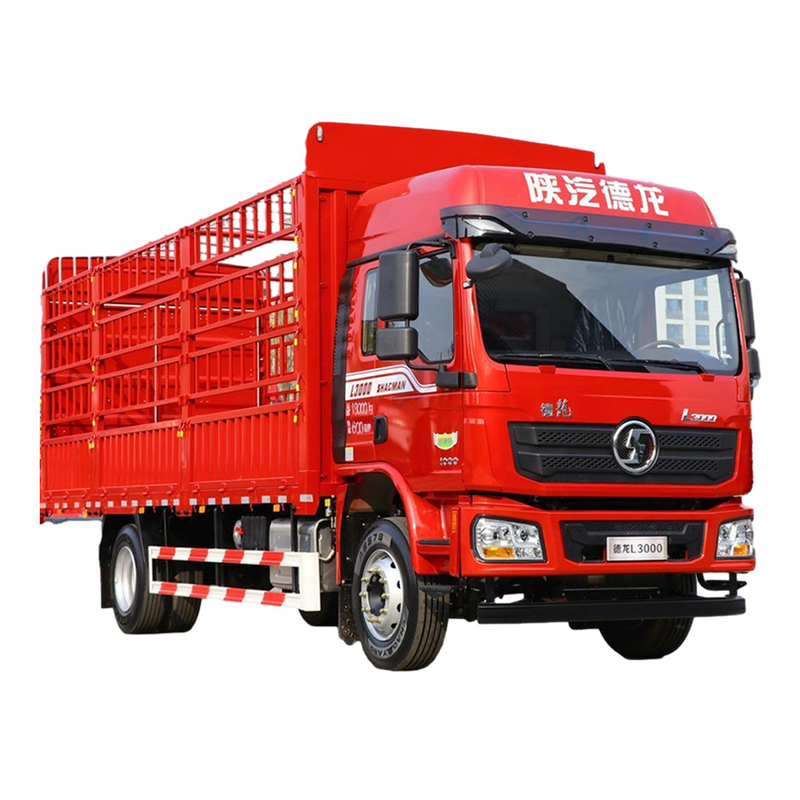 SHACMAN 4*2 10ton licht vrachtwagen rechtsrijden vrachtwagen L3000 stalen doos vrachtwagen