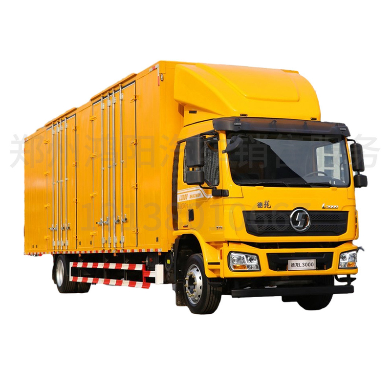 Shacman L3000 vrachtwagen met droog vrachtruck en dubbele cabine