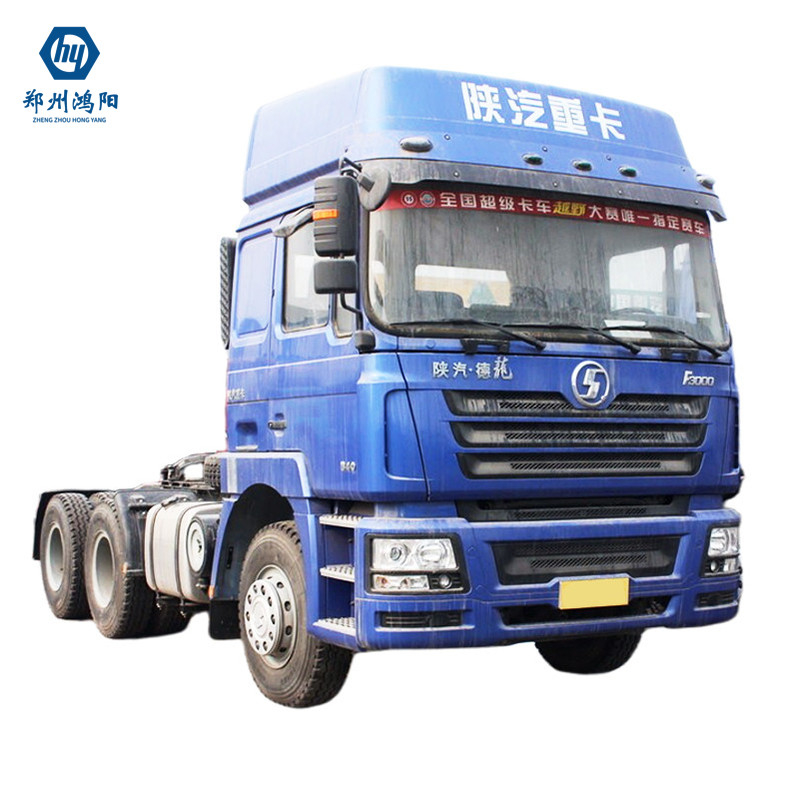 Chinese trekkertrucks Shacman 6X4 F3000 Flat Cab Diesel trekkerkop vrachtwagen