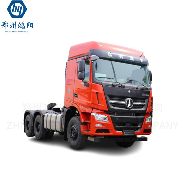 Hoge efficiëntie Brand New Beiben 6x4 4x2 380 pk Traktor hoofd Truck Engineering Transport