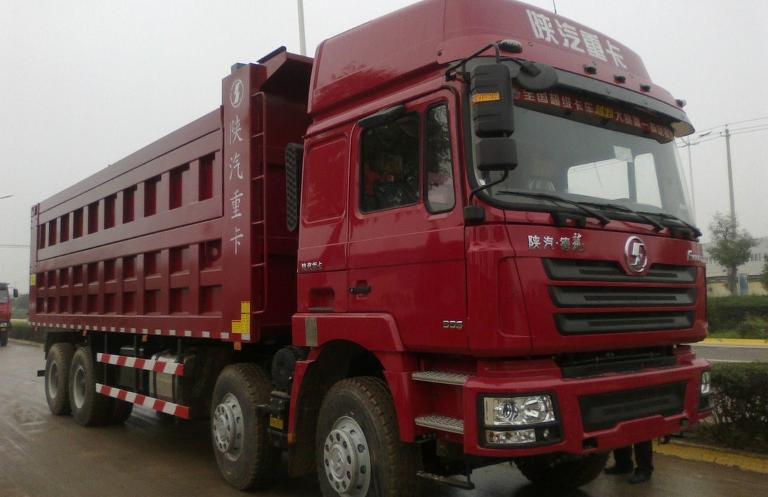 Shacman F3000 12 wielen tipper truck 8 * 4 aandrijving Type 420 Hp tipper truck