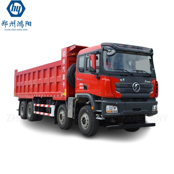 Truck Type Zware Shacman Truck X3000 375HP Tipper Dump Trailer 8X4 Euro2