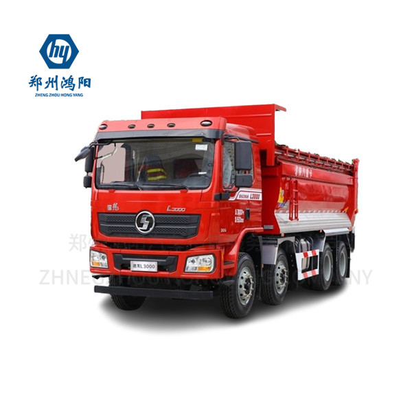 Shacman L3000 Dump Truck EURO III voor zware lading zware vrachtwagen 6*4 rode dumper truck