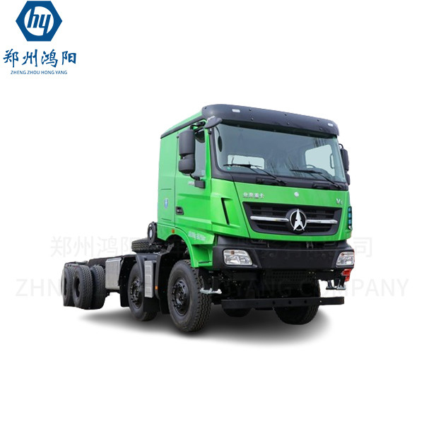 7.5T Vooras Beiben Dump Truck Handgestuur Links stuur met achtercamera