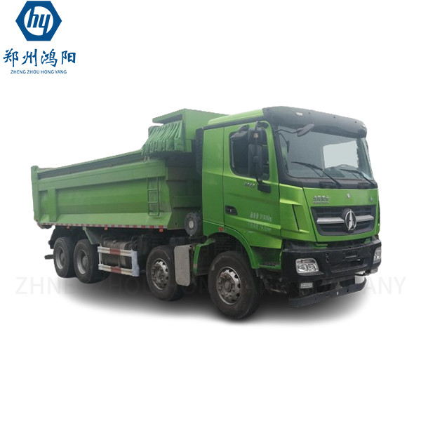 Nieuwe Beiben Dump Truck 6X4 8X4 375HP 10 Wheel Tipper Truck / Green Dumper Truck