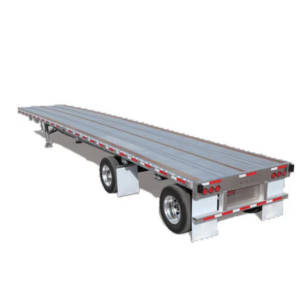 Betrouwbare laagbed-platbedtrailers voor het trekken van platbedcontainers 80t verwijderbare laagbedtrailer