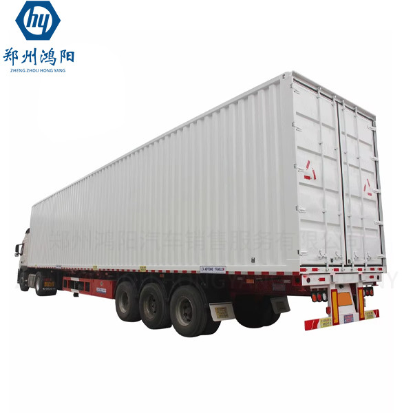 Drop Transport Flatbed Container Zware lading Semi-trailer hek Stake Van gordijn doos