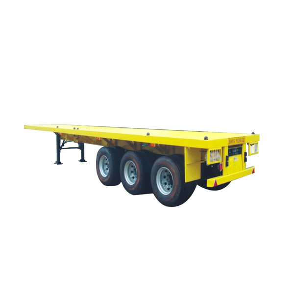 3 assen 4 assen 70 80 ton laaggelegen half-aanhangwagen plat transport zwaar materieel uitbreidbaar