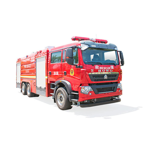 Emissienormen Euro 3-euro 6 Brandweerwagen 8x4 Brandweervoertuig Brandweerwagen