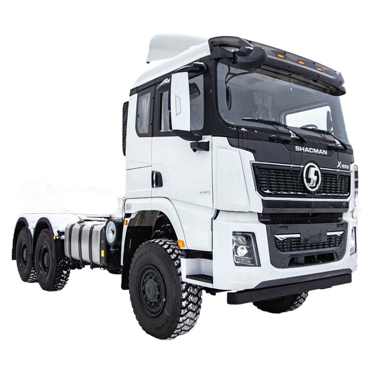 Shacman Traktor Truck Met 351-450 pk 31-40 ton Capaciteit Drukweerstand Verdikte cabine Stalen plaat