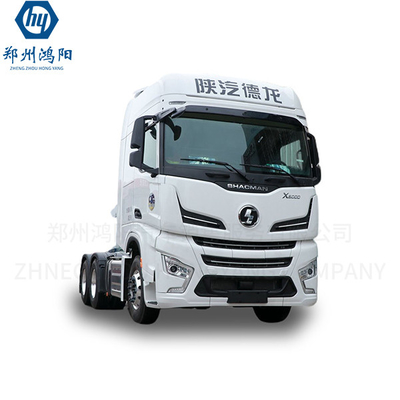4X2 Chinese Heavy X6000 Shacman Traktor Truck Handmatig Airconditioner Uitgerust