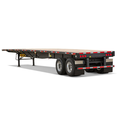 High Capacity 80t Removable Lowbed Trailer Ideaal voor het vervoer van platte containers