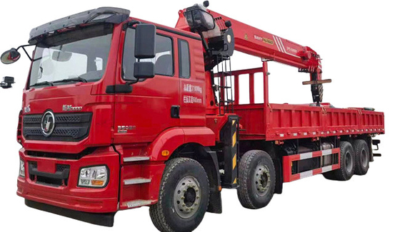 Shacman 12 ton 14 ton 16 ton telescopische boem truck gemonteerde kraan