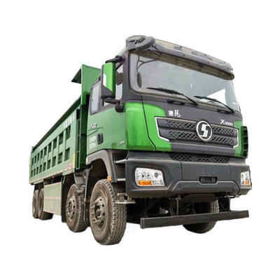 Shacman X3000 gloednieuwe 420 pk Groene 8X4 Heavy Duty Dump Body Trucks